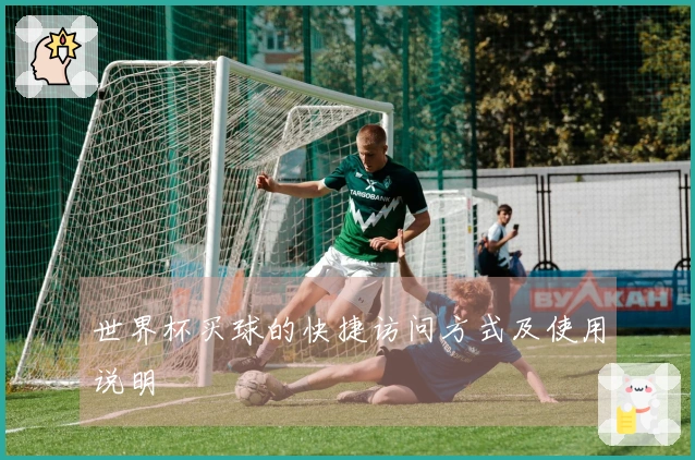 世界杯买球的快捷访问方式及使用说明
